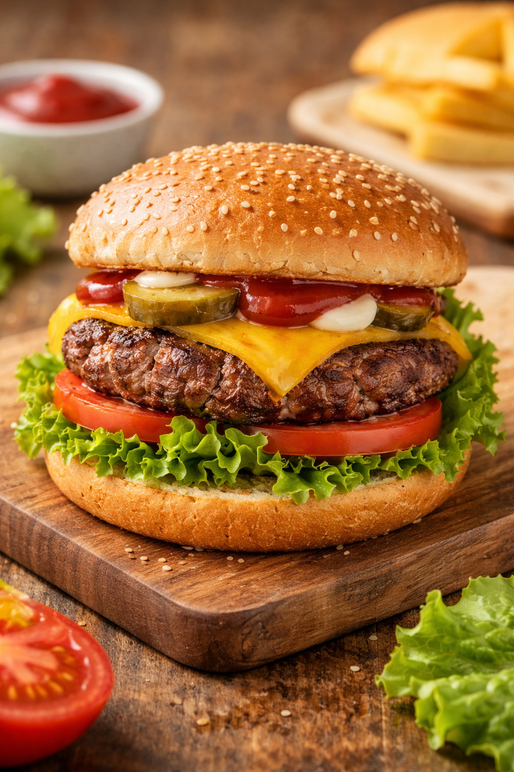 طريقة تحضير برغر اللحم المنزلي بطريقة سهلة