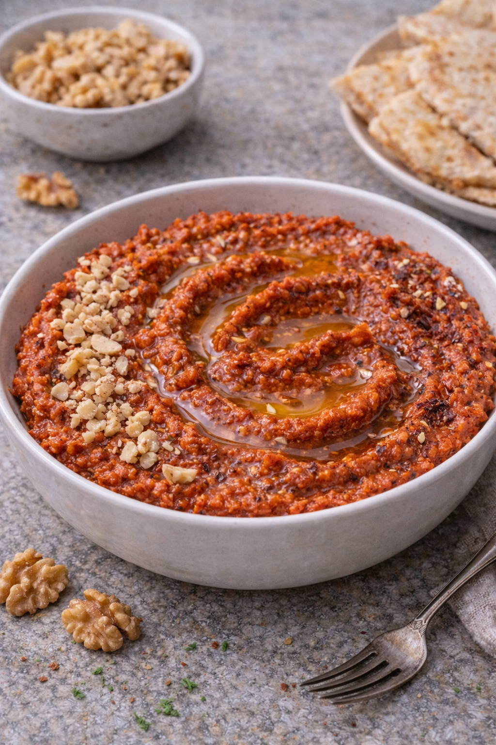 🌶️ محمرة شامية بالجوز